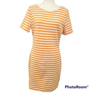 NWT Tommy Classics Bodycon Dress Radiant Yellow